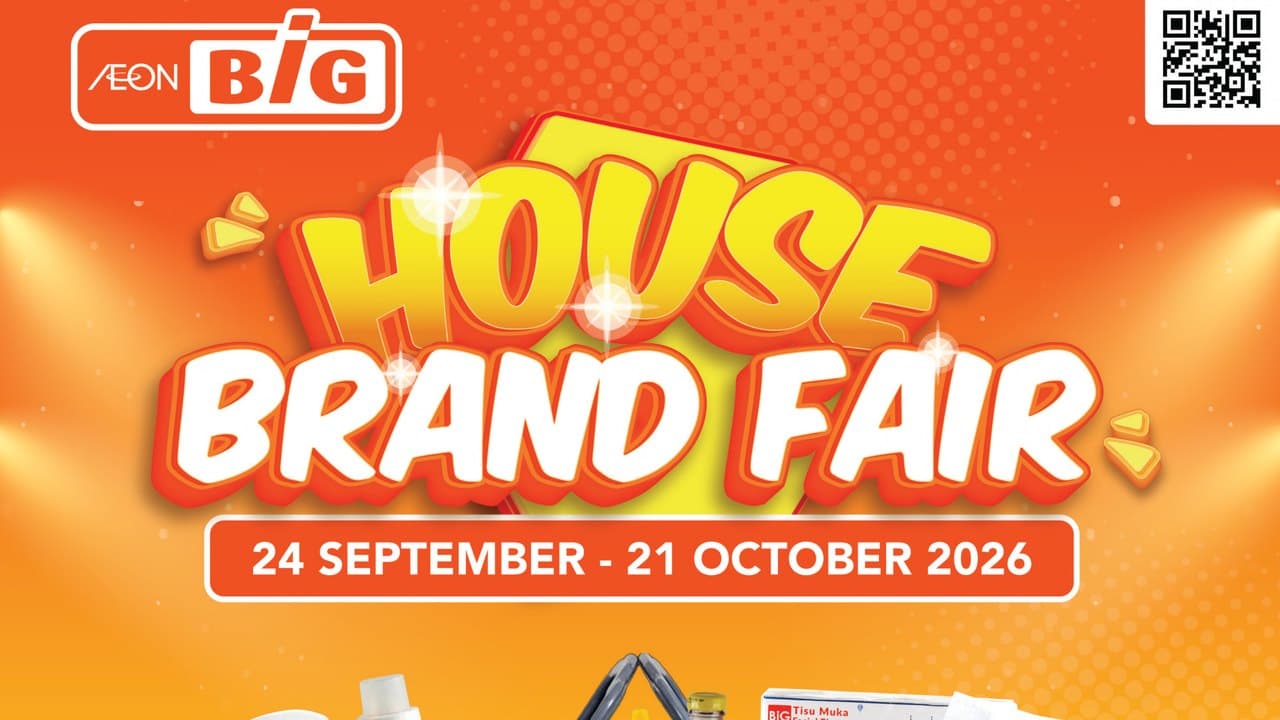 AEON BiG Kepong After the House Brand Fair: Anniversary RM50 PWP to 27 Oct, Pilihan Berbaloi to 31 Oct, RM250 Appliance e-Voucher on 28 Oct 2026