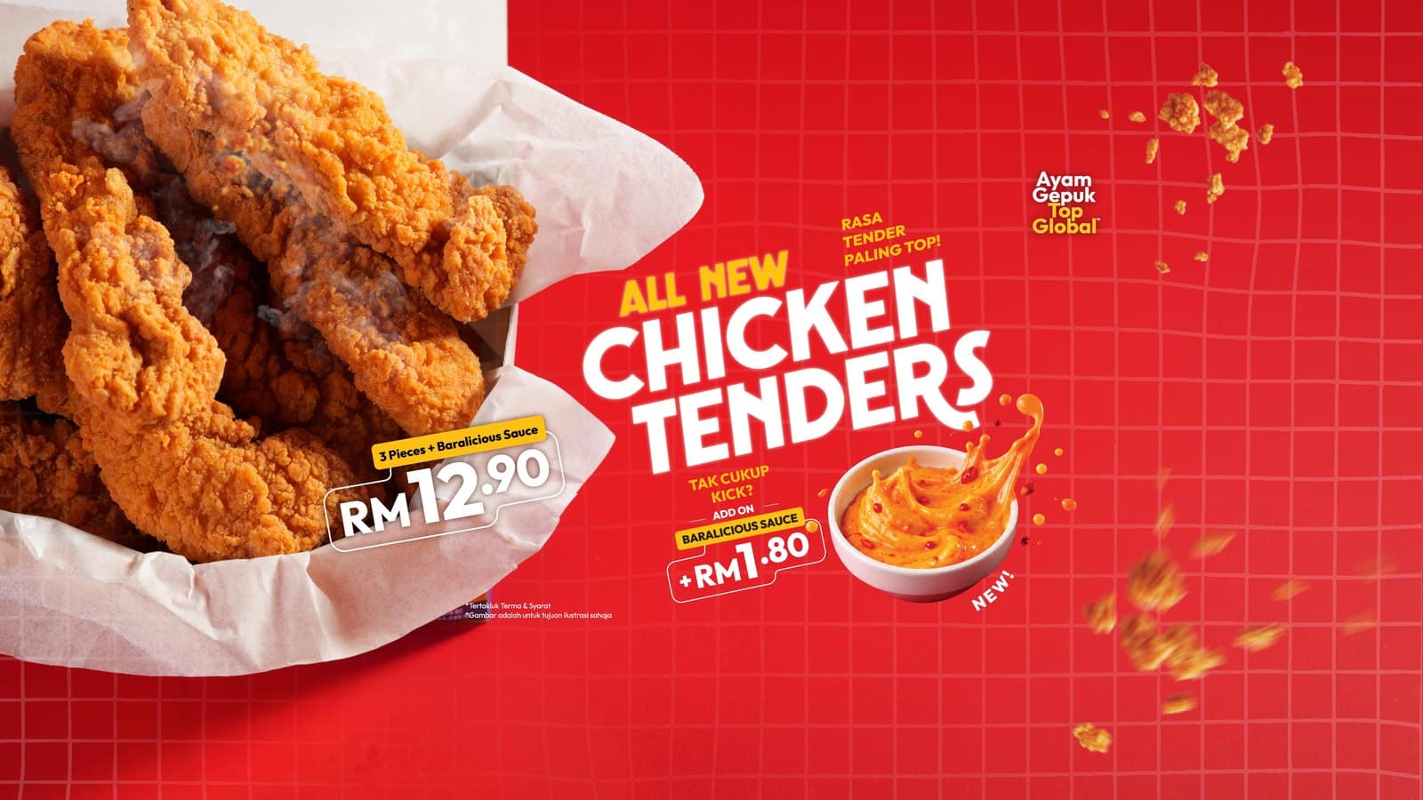 Ayam Gepuk Top Global Deals in October 2026: No New Promo, Sept Sets Now on the Menu at RM14.50–RM17.90, and RM12.90 Chicken Tenders