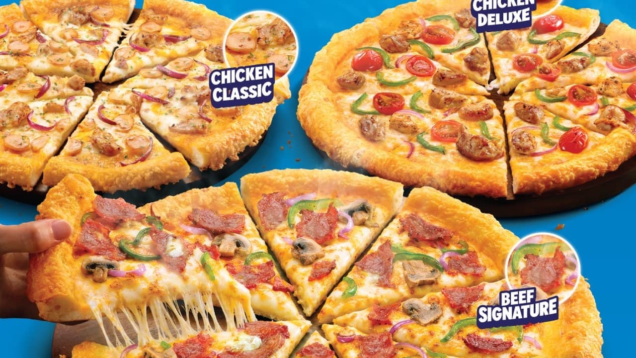 Domino's Cheese & Steak Pizza Deals: Regular From RM18.90, Personal From RM8.95 for Pick-Up