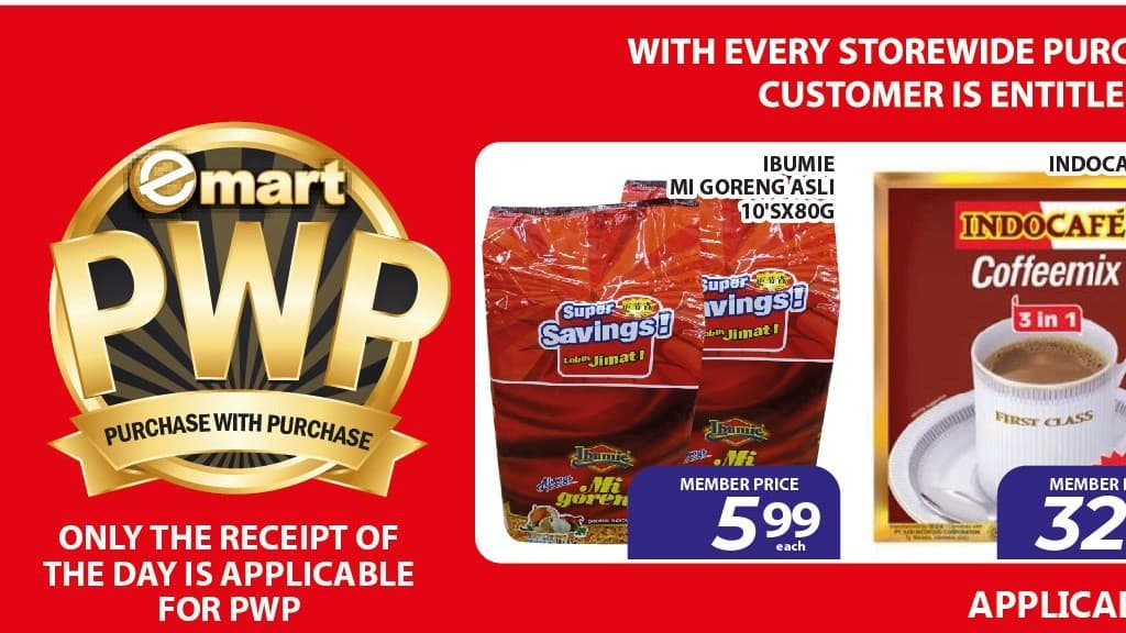 Emart PWP in October 2026: September's RM120 List Has Ended, This Weekend's Two Lists (2–4 Oct) Now Include Sabah