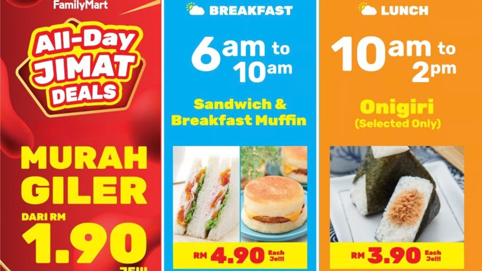 FamilyMart Promotions October 2026: Pilihan Lokal Deals to 3 November, and the RM1.90 Jimat Clock Is Back