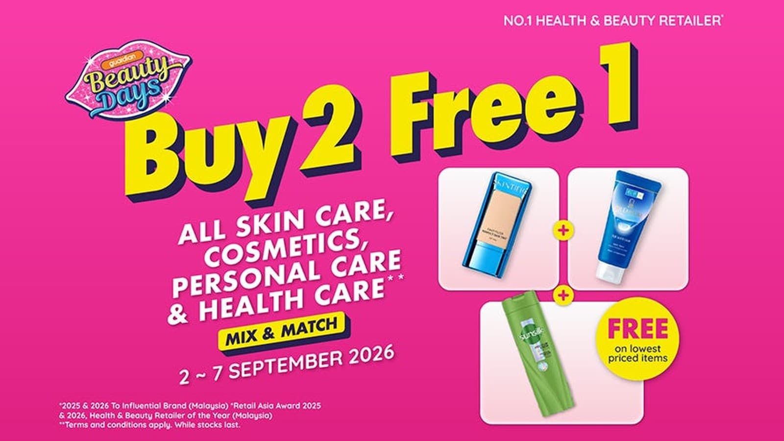 Guardian's Buy 2 Free 1 Ended on 7 September. Now 3,001 Items Are Marked Down and Buy 2 Save More Runs to 29 September 2026