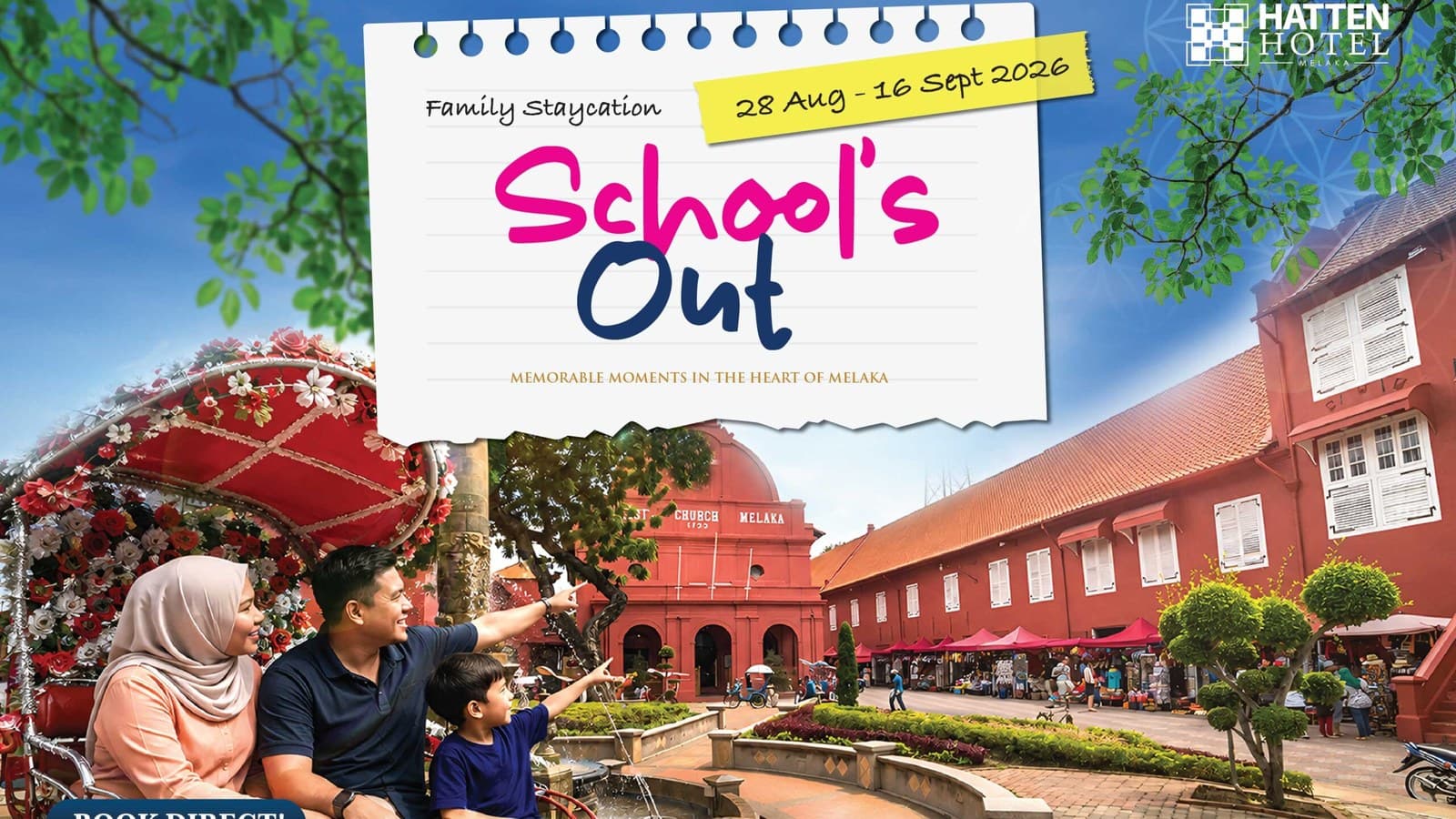 Hatten Hotel Melaka: School's Out Is RM228 Nett to 16 September, and the RM200 Rate the Deals Page Never Lists