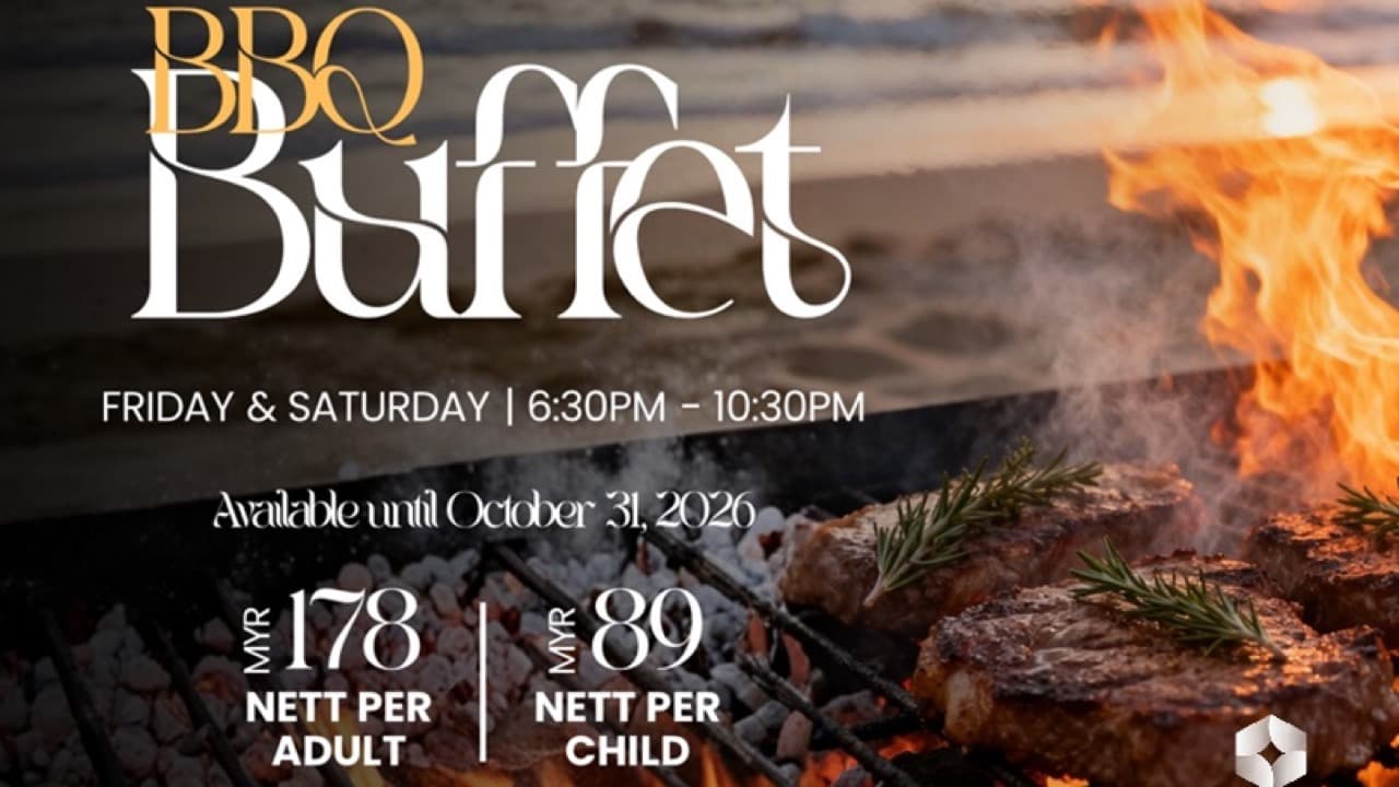 Hyatt Regency Kuantan BBQ Buffet: RM142 E-Voucher Instead of RM178, Last Weekends to 31 October