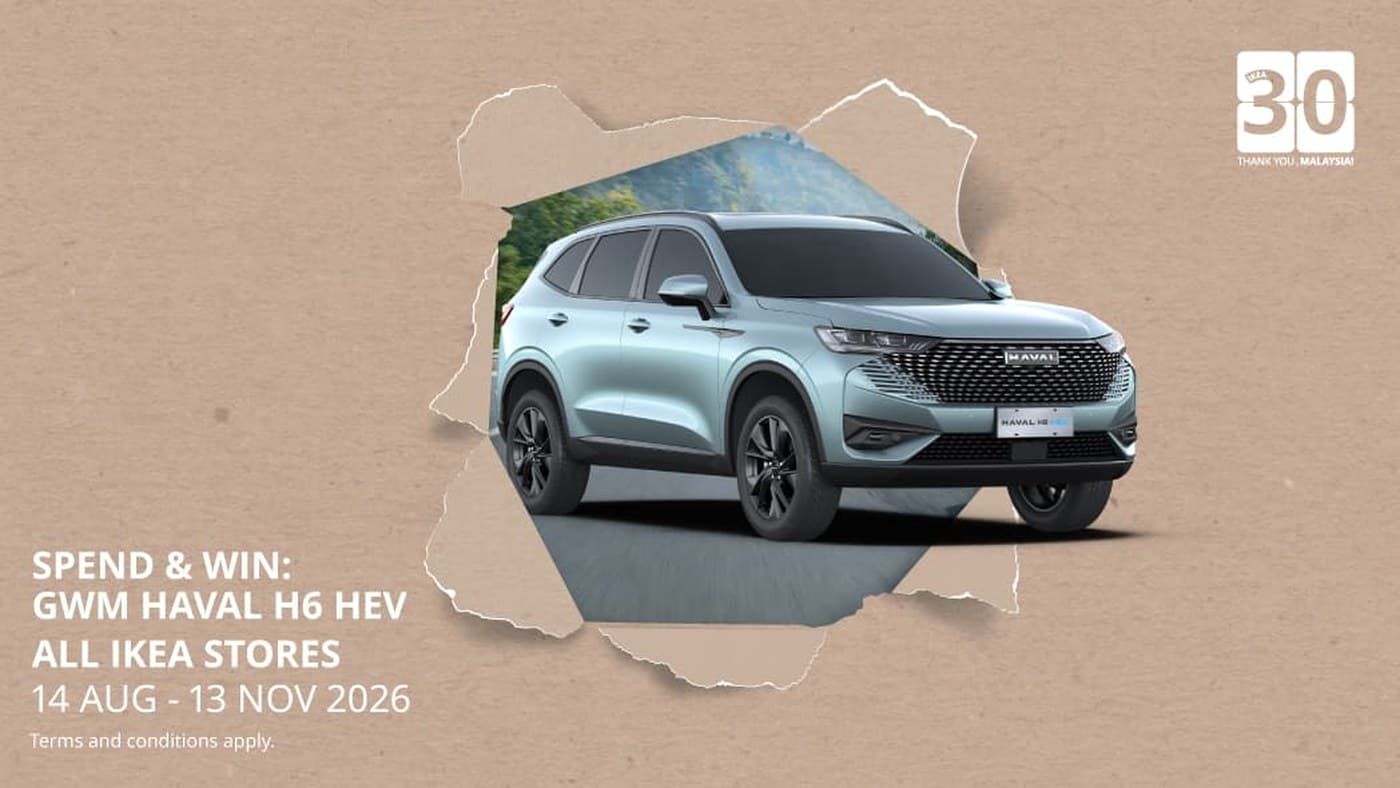IKEA Malaysia 30th Anniversary September 2026: Touch 'n Go Card Over, RM500 BESTÅ Gift Card and Car Draw 1 Closing 13 Sep