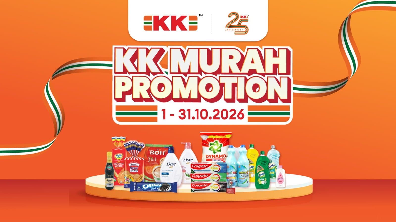 KK Mart October 2026: KK Murah's 50 Prices Roll Over to 31 October, Plus Buy 1 Free 1 on Five Thursdays