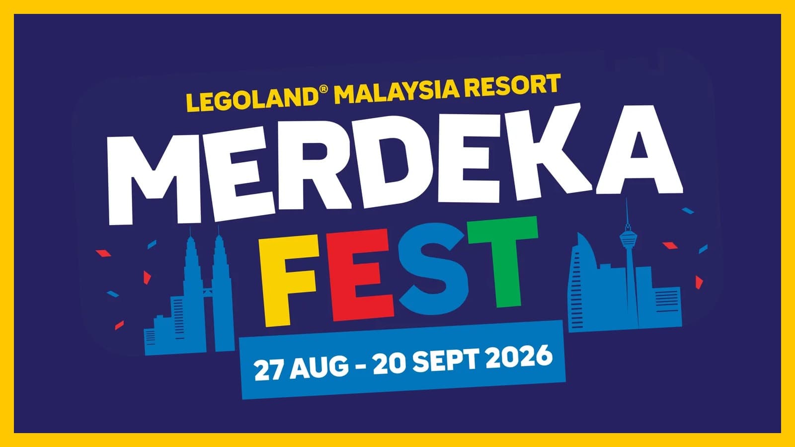 LEGOLAND Malaysia MERDEKA Fest 2026: Free With Admission Until 20 Sept — and a Buy 1 Free 1 on Day Tickets That Beats the 20% Offer