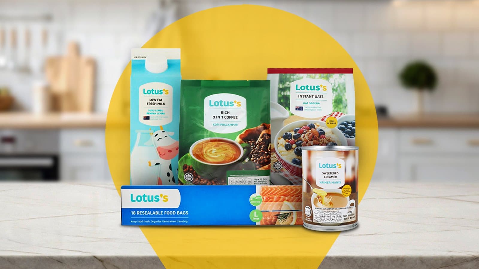 Lotus's Malaysia: Promosi Hangat — Buy 1 Free 1 Groceries, Chicken RM12.49/kg (Till 12 Aug)