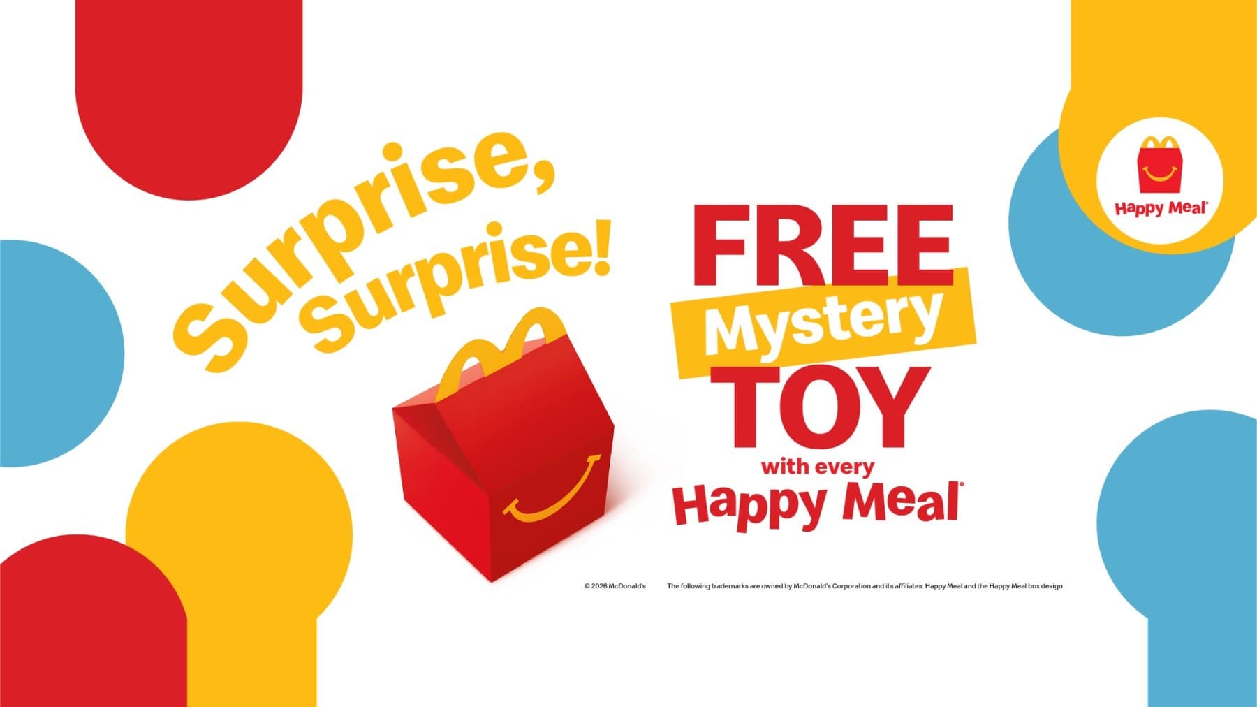 麦当劳蜘蛛侠Happy Meal玩具已结束——免费Mystery Toy接档,8月27日至9月23日