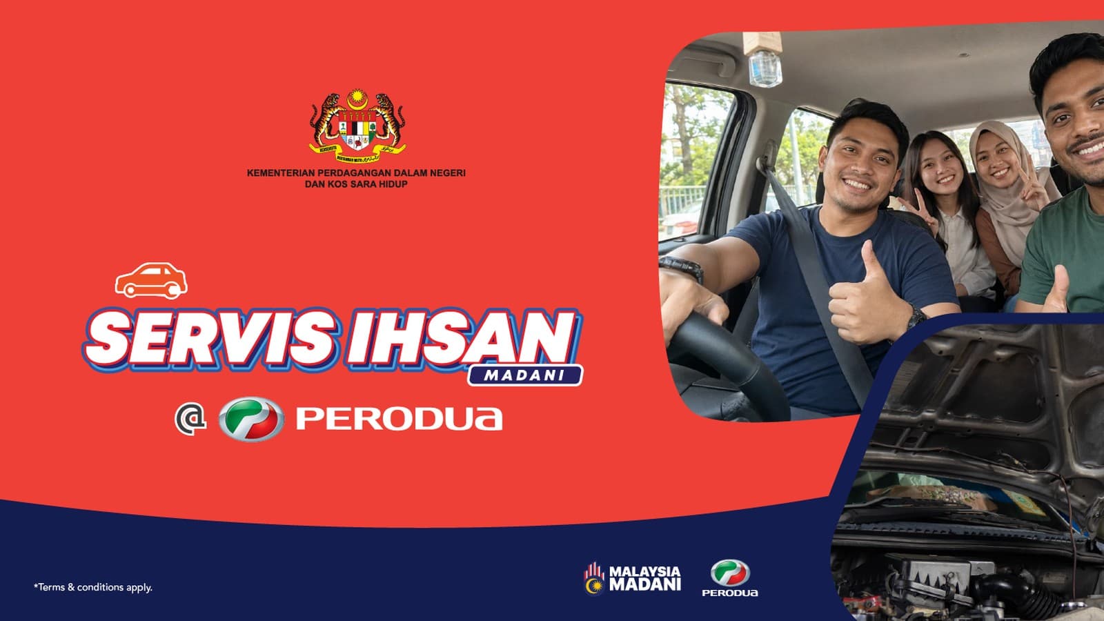 Perodua Servis Ihsan MADANI: RM70 Government Subsidy Plus 10% Off, Mondays to Wednesdays Until 30 September 2026