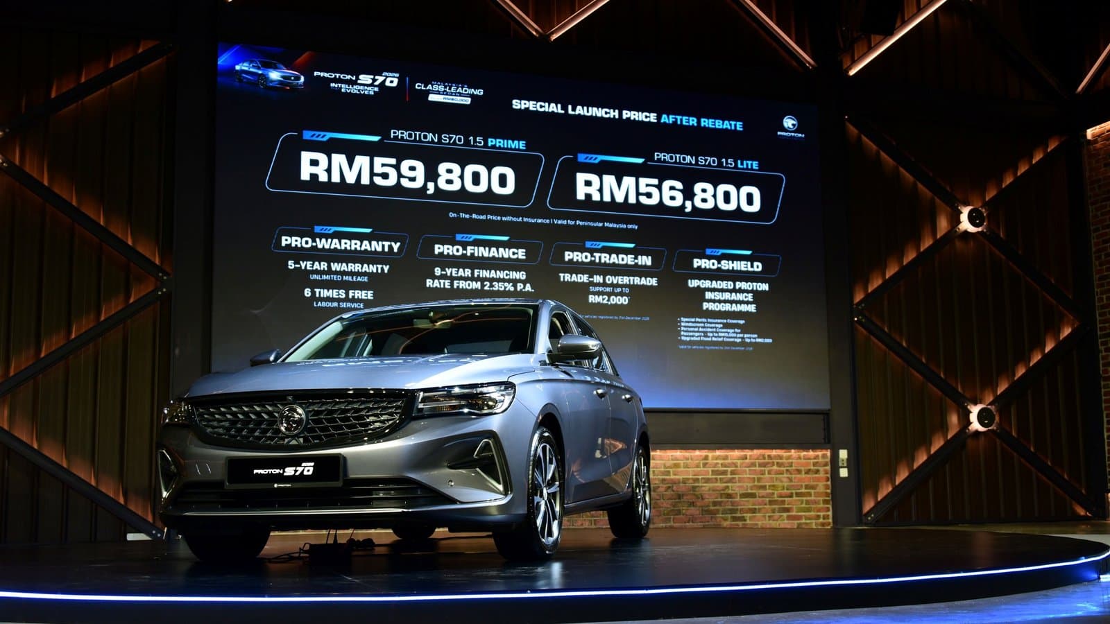 Proton S70 Lite and Prime From RM56,800: The RM3,000 Early Bird Rebate Needs Your Car Registered by 31 December