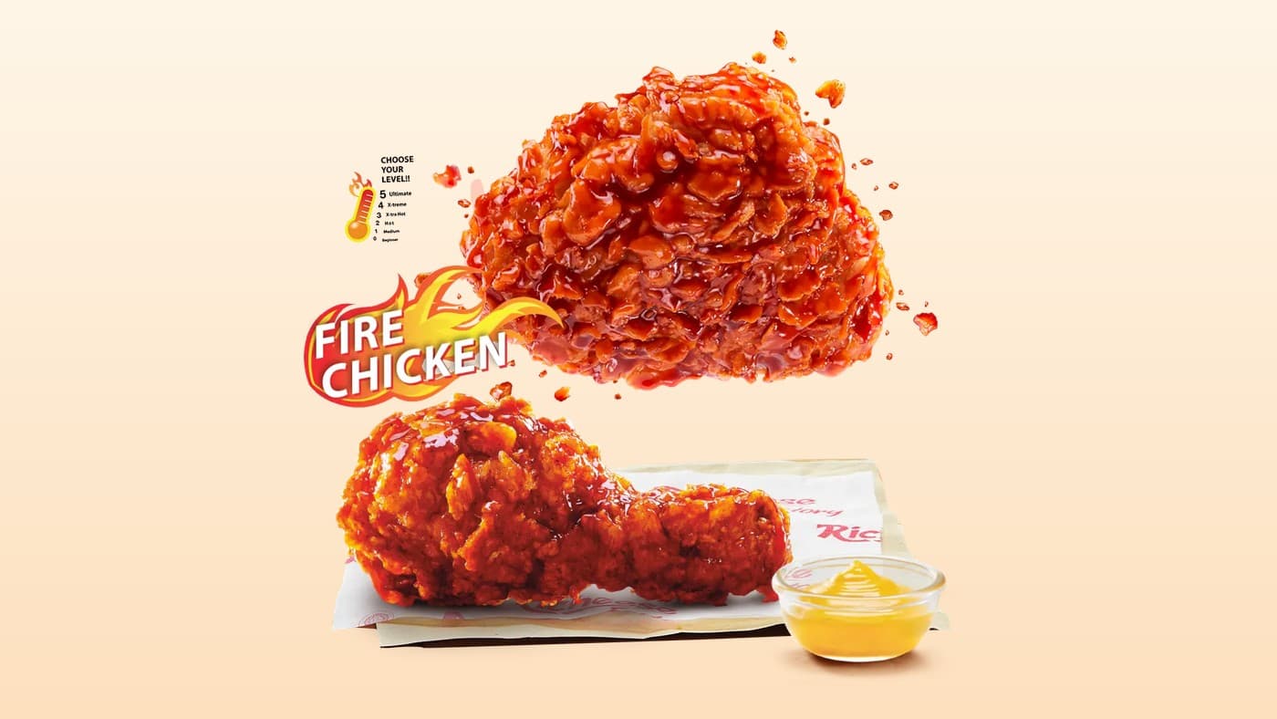Richeese Factory Malaysia Promotions (August 2026): 5-Piece Fire Chicken at RM37.46, Chicken Day RM30 Off and Free Chicken Bites