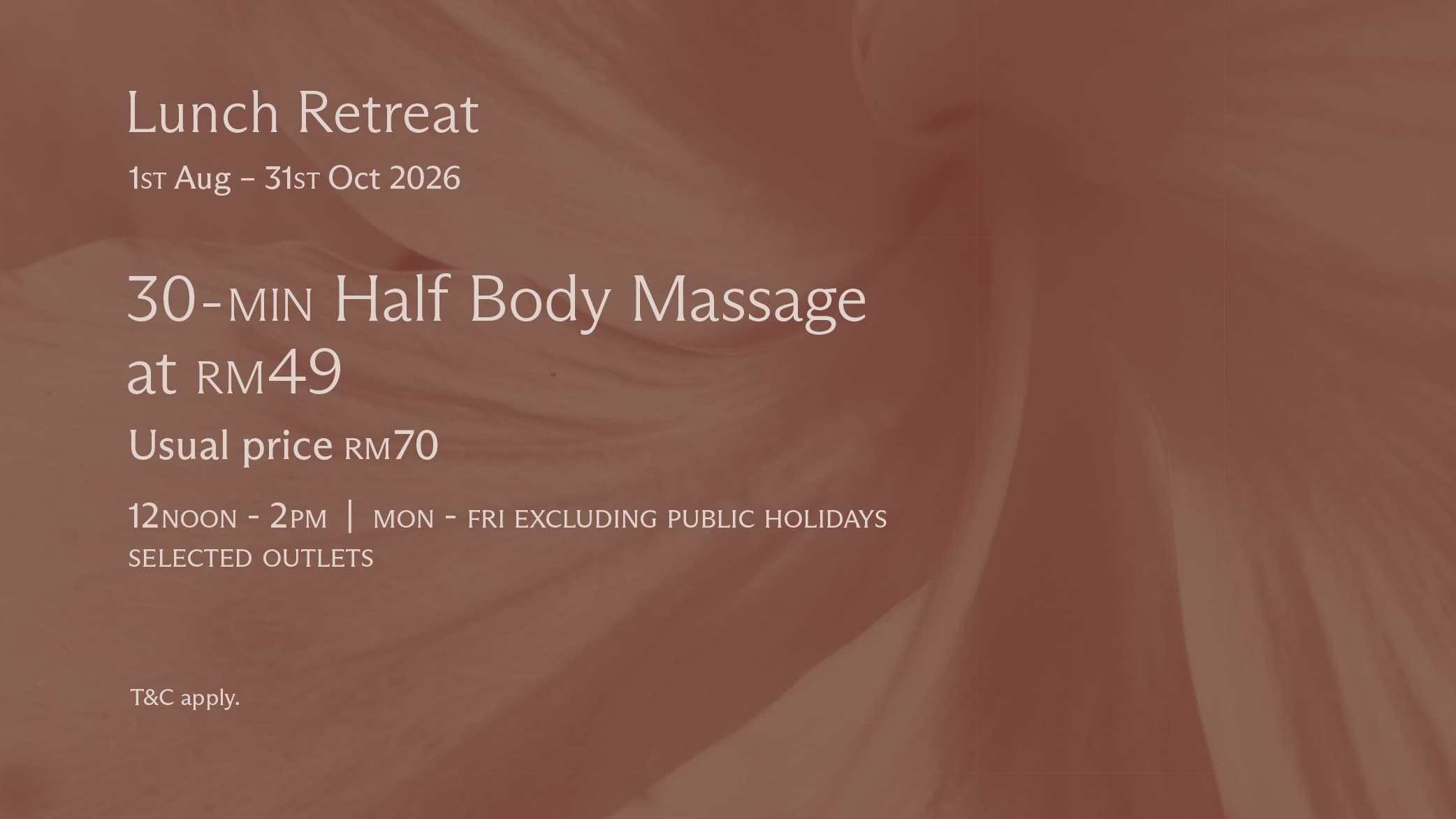 Thai Odyssey's RM49 Lunch Half-Body Massage Lands at Suria Sabah, Kota Kinabalu (Till 31 Oct)