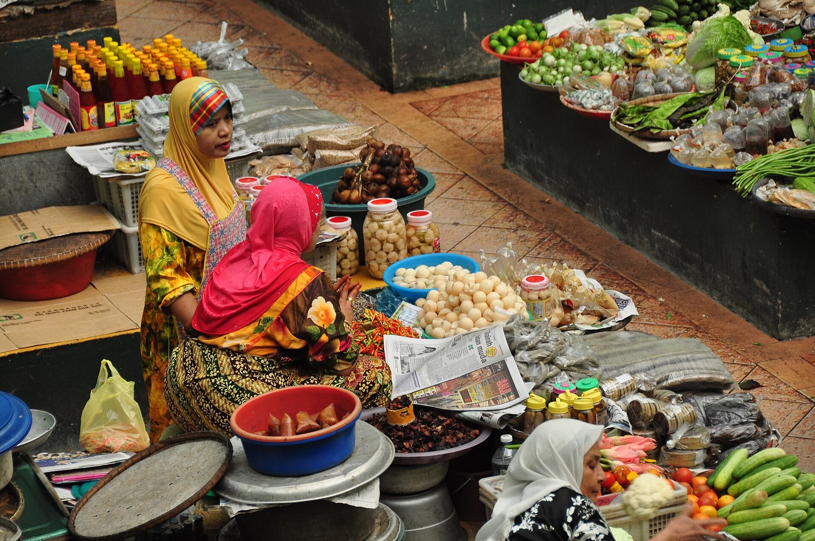 Pasar Besar Siti Khadijah (cooked-food stalls)