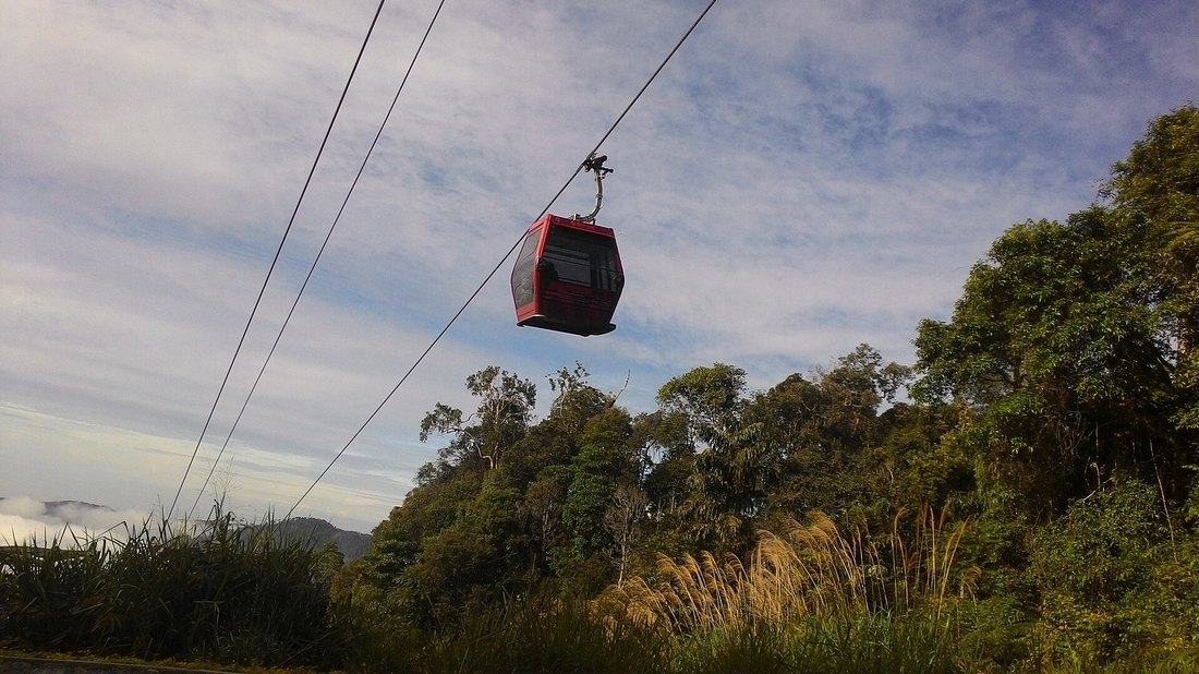 Awana SkyWay: RM19 return on the standard gondola, RM54 on the glass floor