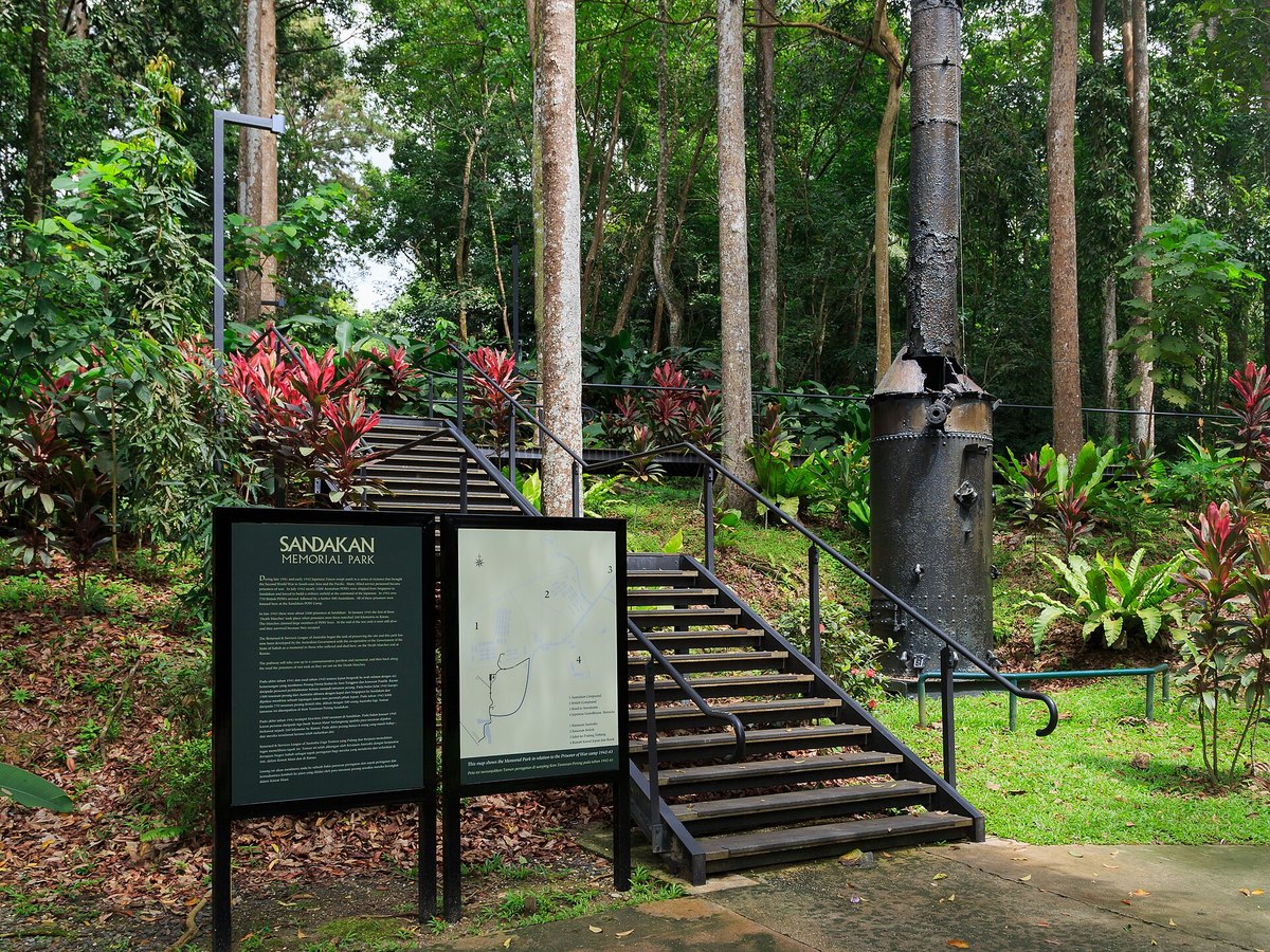 Sandakan Memorial Park — free, and the most important 11km you will drive here