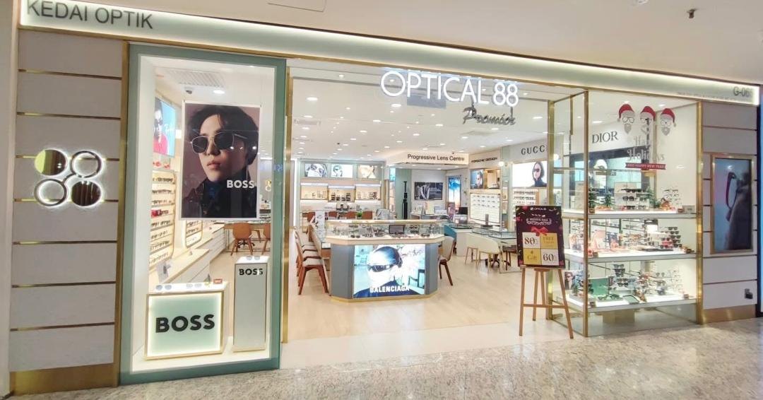 Optical 88（谷中城、双威金字塔、IOI Mall Damansara、梳邦百乐园、蕉赖Leisure Mall、IOI City Mall）