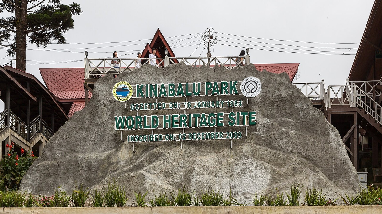 Kinabalu Park headquarters: a World Heritage Site for RM10, and a botanical garden that is billed separately