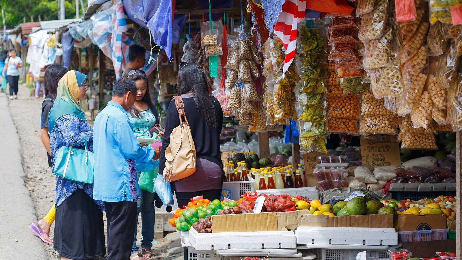 The Kundasang market and Pekan Nabalu: the two stops that cost nothing